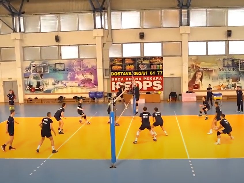Srpska kadetska reprezentacija u odbojci na pripremama u Banji